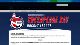 What Cbhl.org website looked like in 2020 (3 years ago)