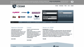 What Cedar.nl website looked like in 2020 (3 years ago)