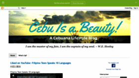What Cebuisabeauty.com website looked like in 2020 (3 years ago)