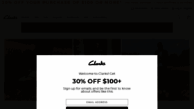 What Clarks.eu website looked like in 2020 (3 years ago)