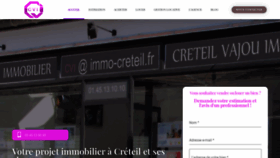 What Creteil-immobilier.fr website looked like in 2020 (3 years ago)