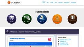 What Consisa.com.mx website looked like in 2020 (3 years ago)