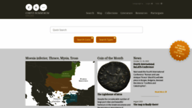 What Corpus-nummorum.eu website looked like in 2020 (3 years ago)