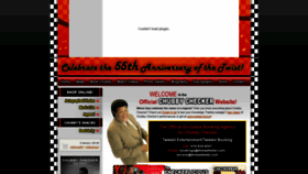 What Chubbychecker.com website looked like in 2020 (3 years ago)