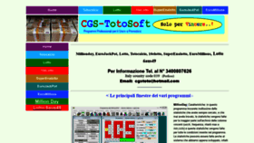 What Cgs-totosoft.it website looked like in 2020 (3 years ago)