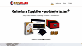 What Copykiller.cz website looked like in 2020 (3 years ago)