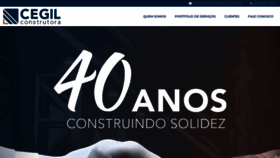What Cegilconstrutora.com.br website looked like in 2020 (3 years ago)