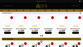 What Cbd-uk.com website looked like in 2020 (3 years ago)