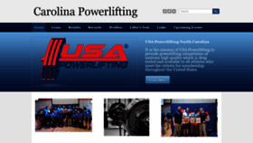 What Carolinapowerlifting.com website looked like in 2020 (3 years ago)