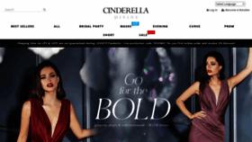 What Cinderelladivine.net website looked like in 2020 (3 years ago)