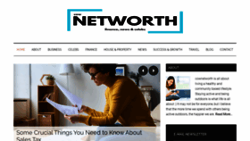 What Cownetworth.com website looked like in 2020 (3 years ago)