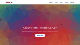 What Clashhero.net website looked like in 2020 (3 years ago)