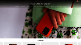 What Casefactory.com website looked like in 2020 (3 years ago)