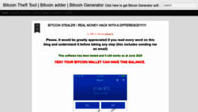 What Createbitcoins.me website looked like in 2020 (3 years ago)