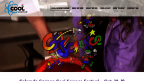 What Coolscience.org website looked like in 2020 (3 years ago)