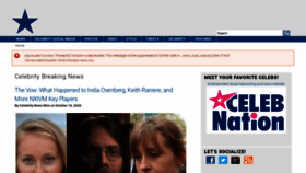 What Celebritybreakingnews.com website looked like in 2020 (3 years ago)