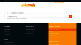 What Cep.guiamais.com.br website looked like in 2020 (3 years ago)