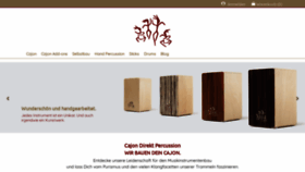 What Cajon-direkt.de website looked like in 2020 (3 years ago)