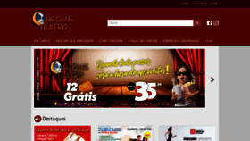 What Chequeteatro.com.br website looked like in 2020 (3 years ago)