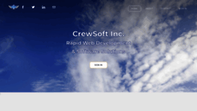 What Crewsoft.ca website looked like in 2020 (3 years ago)