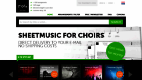 What Chorusonline.com website looked like in 2020 (3 years ago)