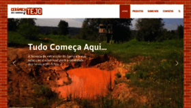 What Ceramicatejo.pt website looked like in 2020 (3 years ago)
