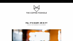 What Coffeefoxhole.com website looked like in 2020 (3 years ago)