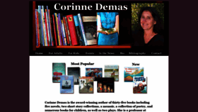 What Corinnedemas.com website looked like in 2020 (3 years ago)