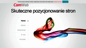 What Comweb.pl website looked like in 2020 (3 years ago)