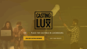 What Castinglux.com website looked like in 2020 (3 years ago)