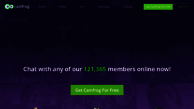 What Camfrogweb.com website looked like in 2020 (3 years ago)