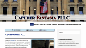What Capuderfantasia.com website looked like in 2020 (3 years ago)