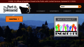 What Cityofpt.us website looked like in 2020 (3 years ago)