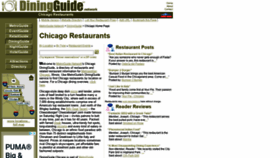 What Chicago.diningguide.com website looked like in 2020 (3 years ago)