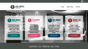 What Caremedico.cz website looked like in 2020 (3 years ago)