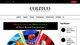 What Colitco.com website looked like in 2020 (3 years ago)