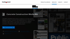 What Concreteconstructionmediakit.com website looked like in 2020 (3 years ago)