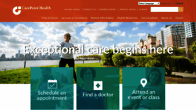 What Carepointhealth.org website looked like in 2020 (3 years ago)