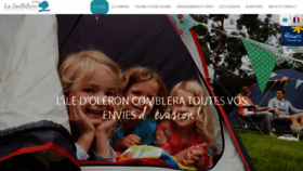 What Camping-lacailletiere.com website looked like in 2020 (3 years ago)
