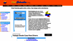 What Chatcolombia.org website looked like in 2020 (3 years ago)