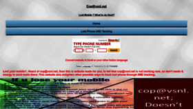 What Copvsnl.net.in website looked like in 2020 (3 years ago)