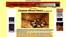 What Customwoodfloors.com website looked like in 2020 (3 years ago)