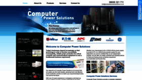 What Computerpowersolutions.co.uk website looked like in 2020 (3 years ago)