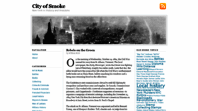 What Cityofsmoke.com website looked like in 2020 (3 years ago)