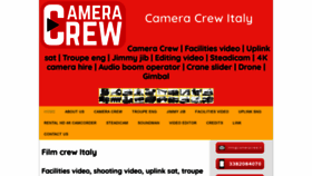 What Cameracrew.it website looked like in 2020 (3 years ago)