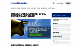What Cornertrader.com website looked like in 2020 (3 years ago)