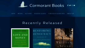 What Cormorantbooks.com website looked like in 2020 (3 years ago)