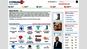 What Cyprusdoctors.com website looked like in 2020 (3 years ago)