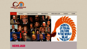 What Culturasolidarieta.it website looked like in 2020 (3 years ago)