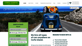 What Corfucar-rental.com website looked like in 2020 (3 years ago)